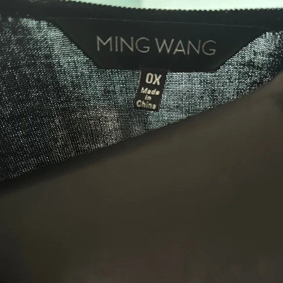 Ming Wang navy Sleeveless Sheath Dress - Picture 4 of 4